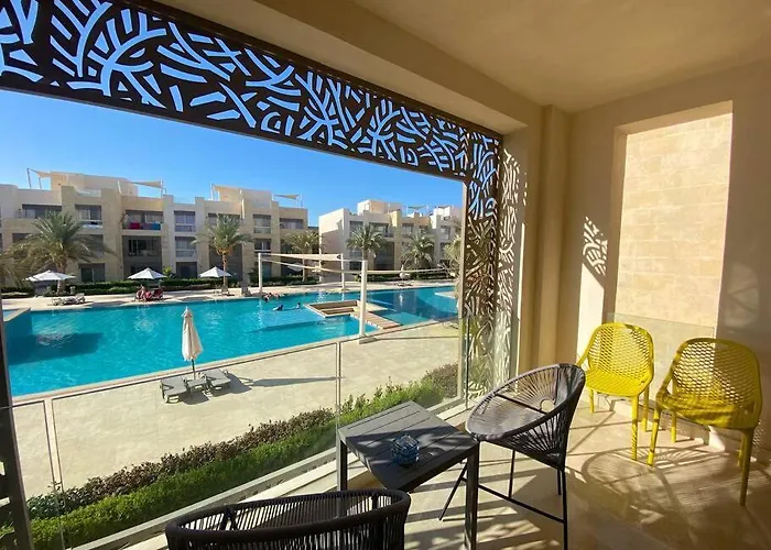 Appartement Stunning 2 Br/ Free & Pool Access @ Mangroovy, El Gouna *